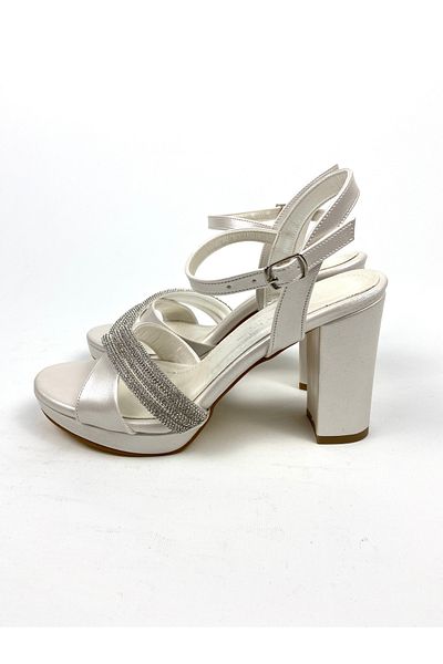 Gloriys Ayakkabı & Çanta pantofi de piatră cu toc de 11 cm din piele 01472