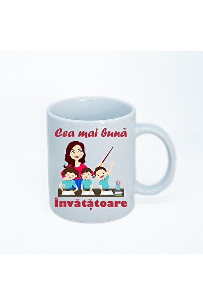 OEM Cană personalizată albă pentru profesor, INOVATIX®. 330 ml