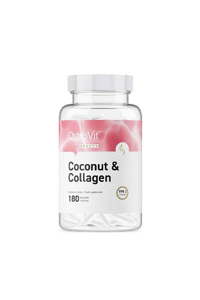 Ostrovit Coconut & Collagen, 180 capsules, Ostrovit, Food supplement for bones and joints