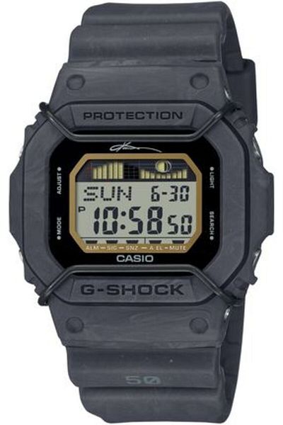Casio ساعة G-LIDE الرياضية الرجالية، طراز G-SHOCK Kanoa Igarashi المميز - GLX-5600KB-1DR