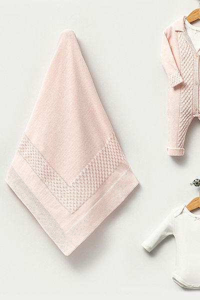 Nipperland Honeycomb Bodysuit Set Knitted Detailed Knitwear Gift Boxed 6 Pieces Hospital Release