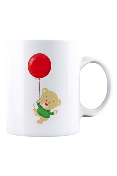 OEM Cană albă personalizată „Ursuleț de pluș”, INOVATIX®. 330ml