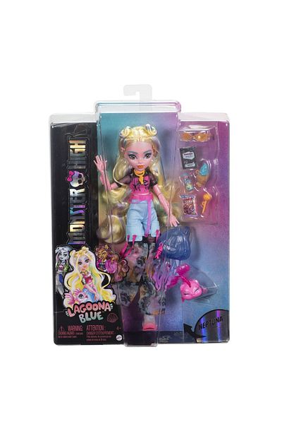 mattel Monster High Lagoona Blue Doll and Neptune the Fish