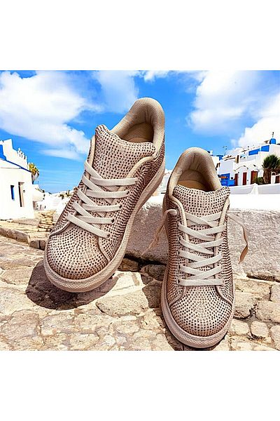 KAFKASLAR AYAKKABI Straw String Thick Sole Orthopedic Sports Sneakers Shoes