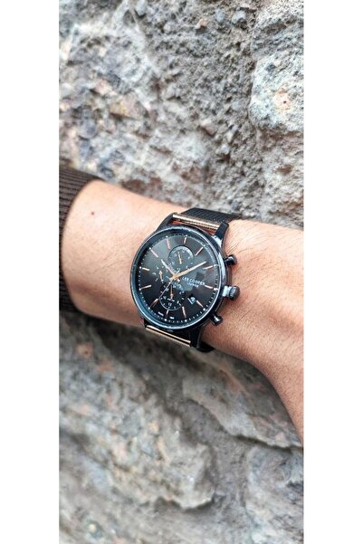 Lee Cooper LC07224 Fonksiyonlar Aktif Takvimli Hasır Kordon Erkek Kol Saati