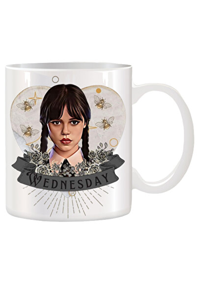 OEM Cană albă personalizată Wednesday, INOVATIX®. 330 ml
