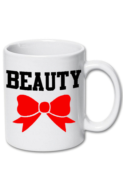 OEM Εξατομικευμένη λευκή κούπα "Η Ομορφιά", INOVATIX®. 330 ml