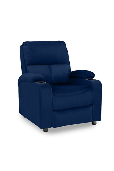 In House Velvet Classic Cinematic Recliner Chair with Cups Holder NZ70