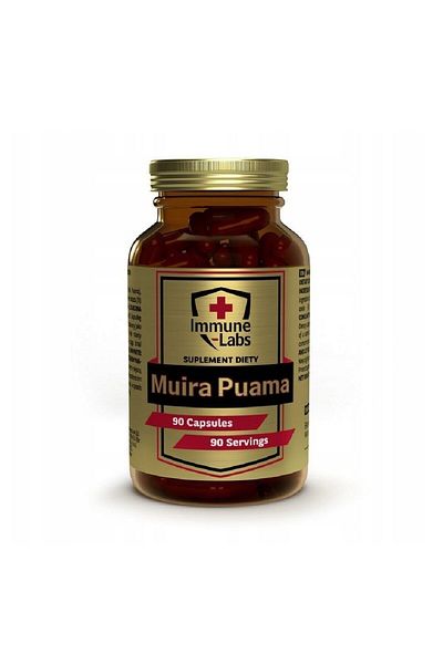 Immune Labs Muira Puama 400mg, 90 capsule, Immune Labs, Supliment stimulator hormonal