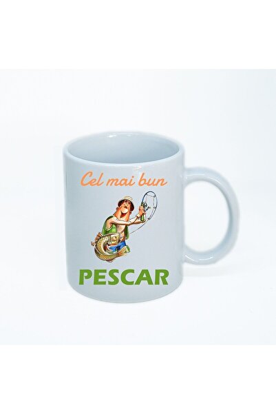 OEM Εξατομικευμένη λευκή κούπα ψαρά, INOVATIX®. 330ml