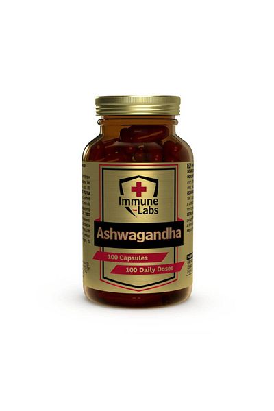 Immune Labs Ashwagandha, 100 capsule, Immune Labs, Supliment alimentar pentru sanatate