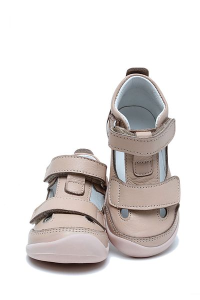Kifidis Kp50 Kifidis-Kids First Step Unisex Child Leather Shoes 19-25 Powder Leather