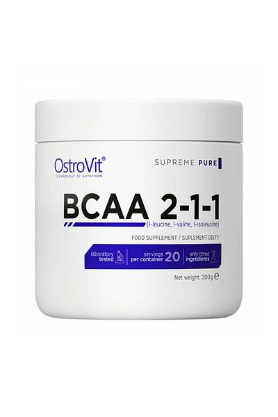 Ostrovit BCAA 2-1-1, 200g, powder, Ostrovit, Branched Chain Amino Acids