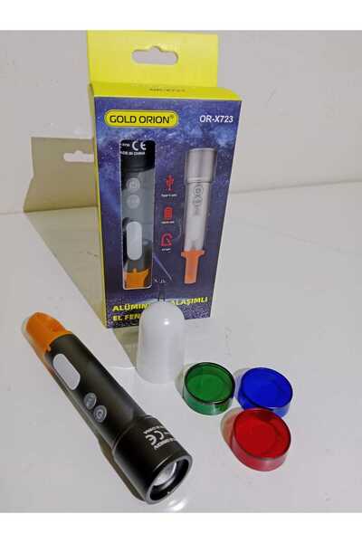 zirve elektromarket ALÜMİNYÜM ALAŞIMLI EL FENERİ OR-X723