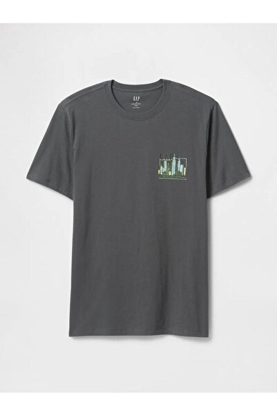 GAP 646674001 V-Gap New York City Men's T-Shirt Black