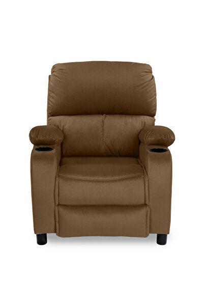 In House Velvet Classic Cinematic Recliner Chair with Cups Holder NZ70