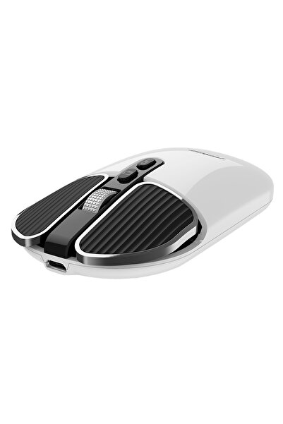 Everest Sm-620 2in1 Bluetooth 2,4ghz Şarjlı Beyaz Süper Sessiz Mobil-tv-pc Destekli Kablosuz Mouse