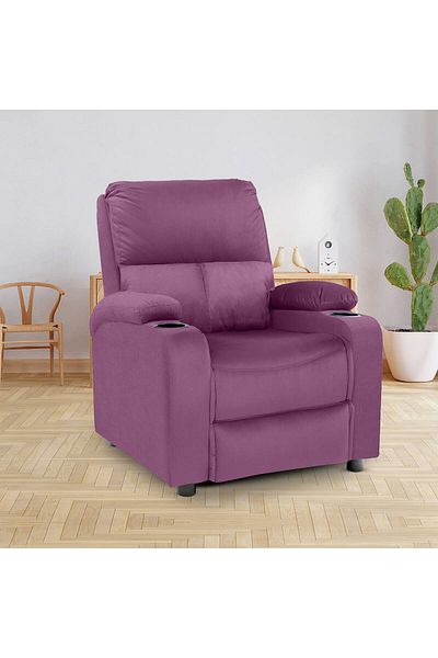 Lazy Vibes MNZ |Cinematic Velvet Classic Recliner Chair With Bed Mode -85×80×101