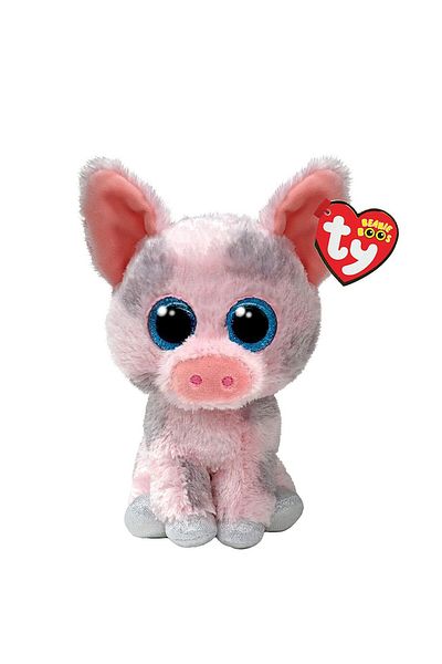 TY Plus 15cm Boos Hambone Pink Porcelus