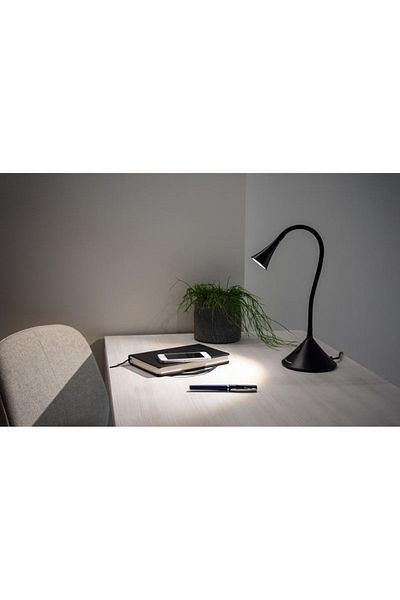 Gogen Lampa de masa GoGEN LL88B, 3.2W, gat flexibil, culoare neagra, clasa energetică A ++