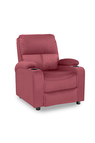 In House Velvet Classic Cinematic Recliner Chair with Cups Holder NZ70