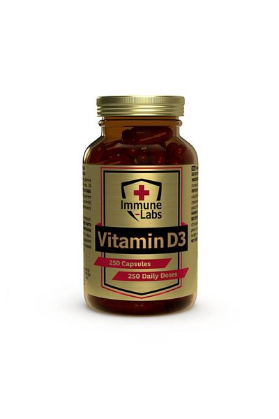 Immune Labs Vitamina D3, 250 capsule, Immune Labs, Supliment alimentar pentru imunitate