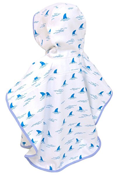 AİRYCOT Poncho Shark Towel for Kids