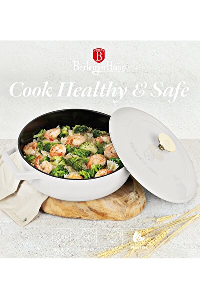 Berlinger Cast Iron Pot Oven Dish With Lid 26 Cm Sahara Collection