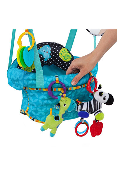 Bright Starts لعبة القفز الفاخرة من باونس آند سبرينج - الوزن: حتى 26 رطلاً