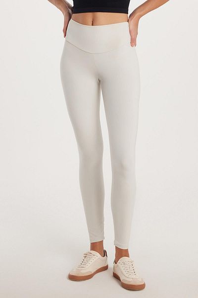 Tudors Γυναικείο κολάν Super Slim Elastic Waist Interlock Standard Size Normal Waist Γκρι κολάν