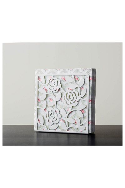 IKEA Lıksıdıg Napkin Holder, White, 16X16 cm