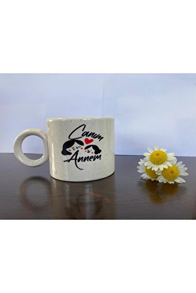 emrakn Seramik Kupa Anneler günü Canım Annem