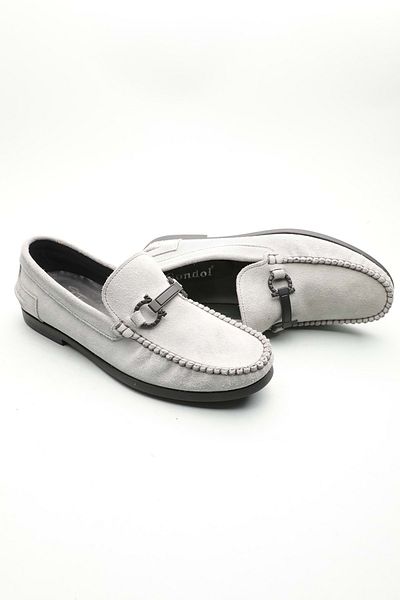 Gondol Loafer clasic pentru bărbați din piele naturală Ice Blue 42 ttx. 601171