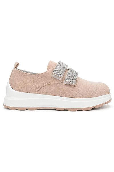 Tmall Women's casual shoes, Made of eco-leather suede, With Velcro, P1233, Beige