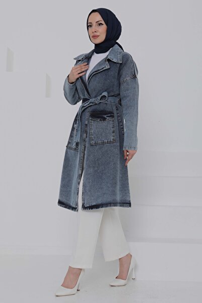 TOFİSA Kot Trenç Mavi - 27036