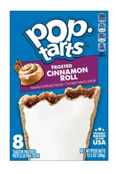 Pop Tarts Frosted Cınnamon Roll 8 Toaster Pastrıes 384 gr