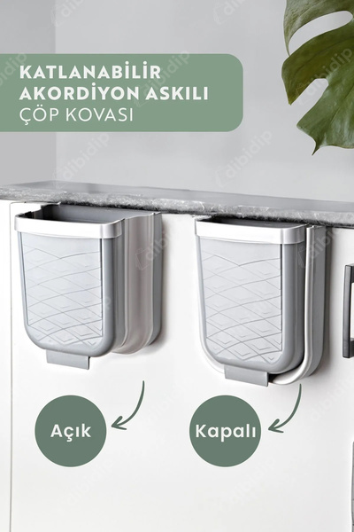 CMT ♻️ 6 LİTRE KATLANABİLİR ÇÖP KOVASI