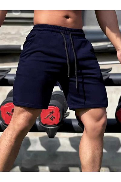 FUNSTYLE Ανδρικό σορτς με άνετη εφαρμογή Navy Blue