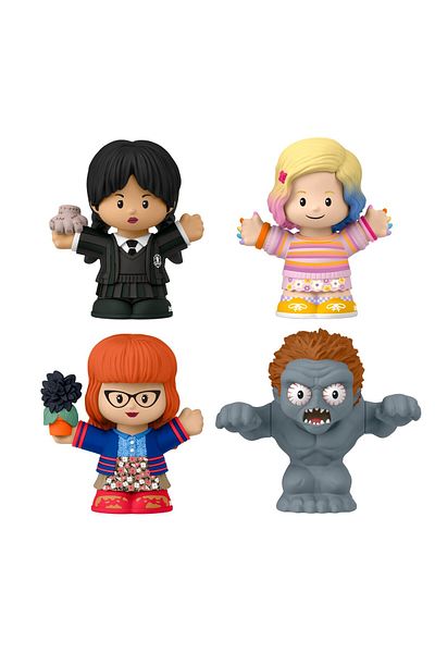 mattel Little people wednesday set 4 figurine