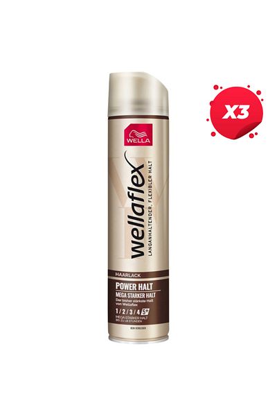 Wella X3-WELLAFLEX FIXATIV PAR 250ML POWER HALT 5+