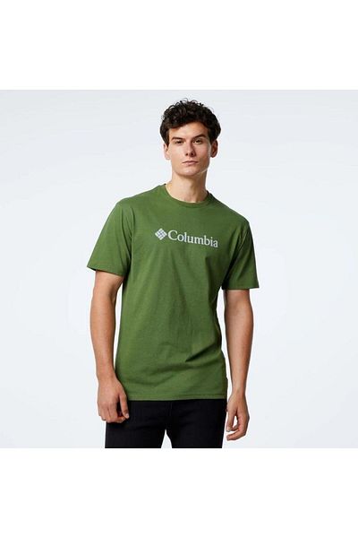 Columbia Ανδρικό μπλουζάκι Cs0287 Csc M Basic Big Logo Brushed Ss Tee