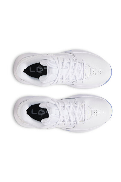 Under Armour Lockdown 7 Erkek Beyaz Basketbol Ayakkabısı