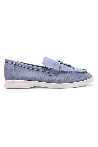 Tmall Pantofi casual de dama,Din piele ecologica intoarsa,P1242,Albastru