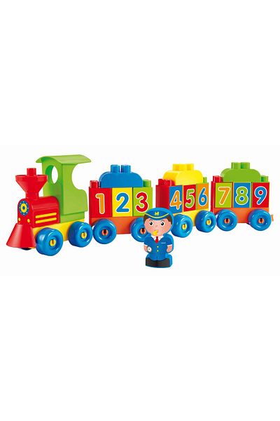 Simba Ecoiffier train with numbers and letters