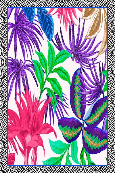nehir eşarp Leaf Pattern Pareo 100 X 150 cm