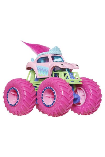 mattel Hot Wheels Monster Truck Trolls Poppy 1:64 scale