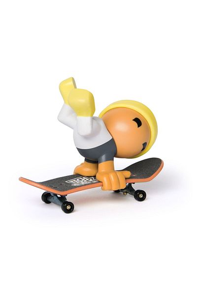 Spin Masters Tech Dec Sk8 Crew Plate And Figure Pack 9.6Cm Yellow Cap