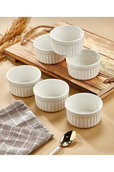 RGS ÇİNİ Rgs Homelife 4-Piece Ceramic Soufflé Bowl Set