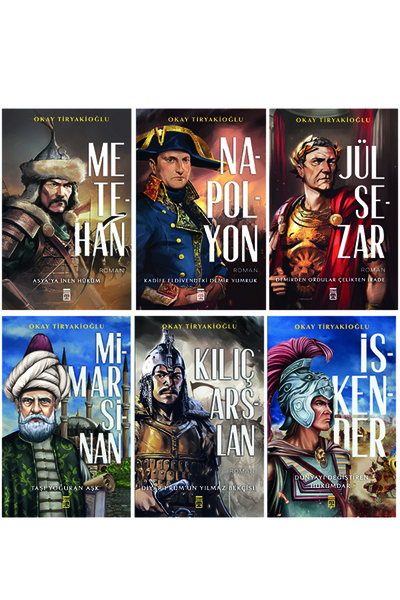 Timaş Yayınları Metehan - Napolyon - Jül Sezar - Mimar Sinan - Kılıç Arslan - İskender