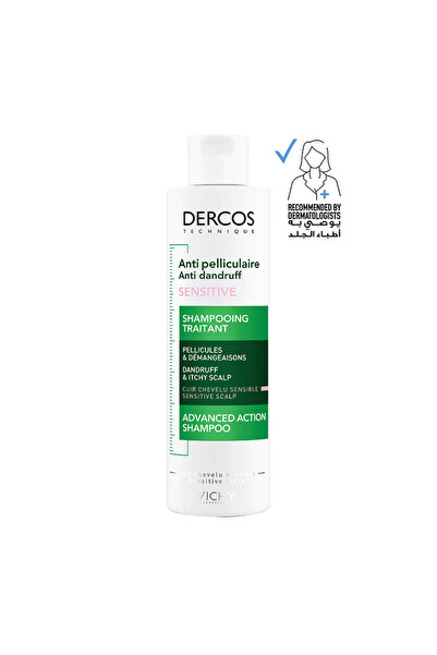 Vichy Dercos Anti-Dandruff Shampoo for Sensitive Scalps - 200ml